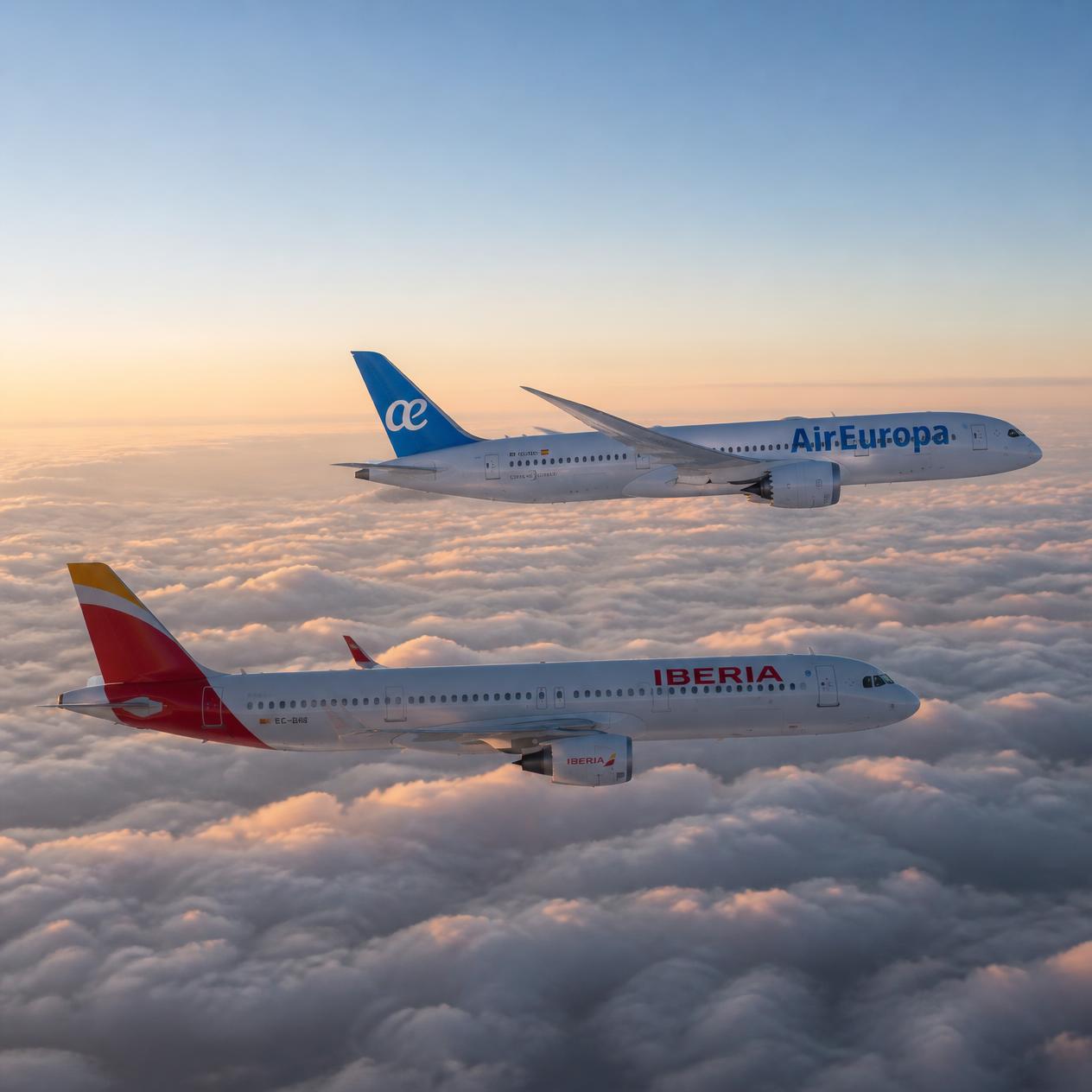 Analysis! TCAS Prevents Mid-Air Conflict Between Iberia A321 and Air Europa Boeing 787 Over the Canary Islands Oceanic FIR.